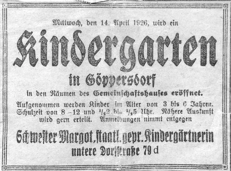 Urkunde Eröffnung Kiga&nbsp;&copy;&nbsp;EV. KIGA LEBENSBAUM